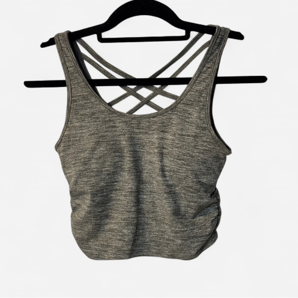 Gilly Hicks Heather Gray Strappy Tank Top